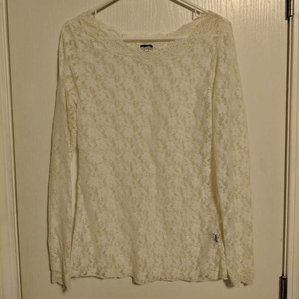 Lace shirt NWOT